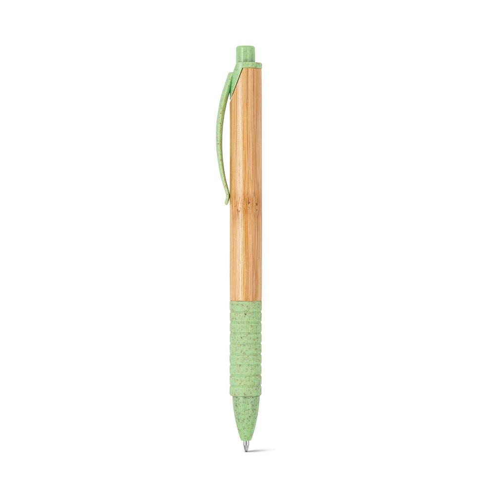 Caneta Ecológica Bambu Antideslizante Clique — imagem 2
