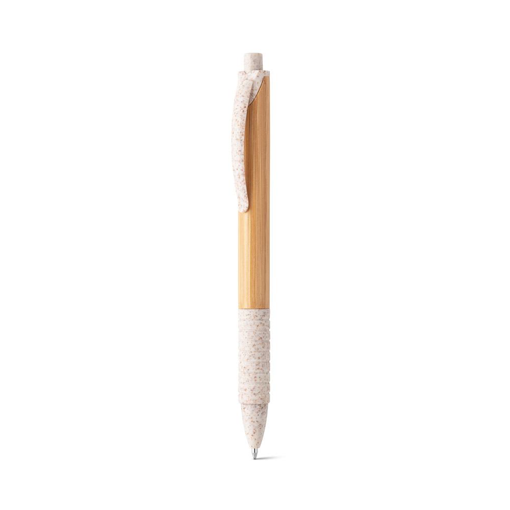 Caneta Ecológica Bambu Antideslizante Clique — imagem 4