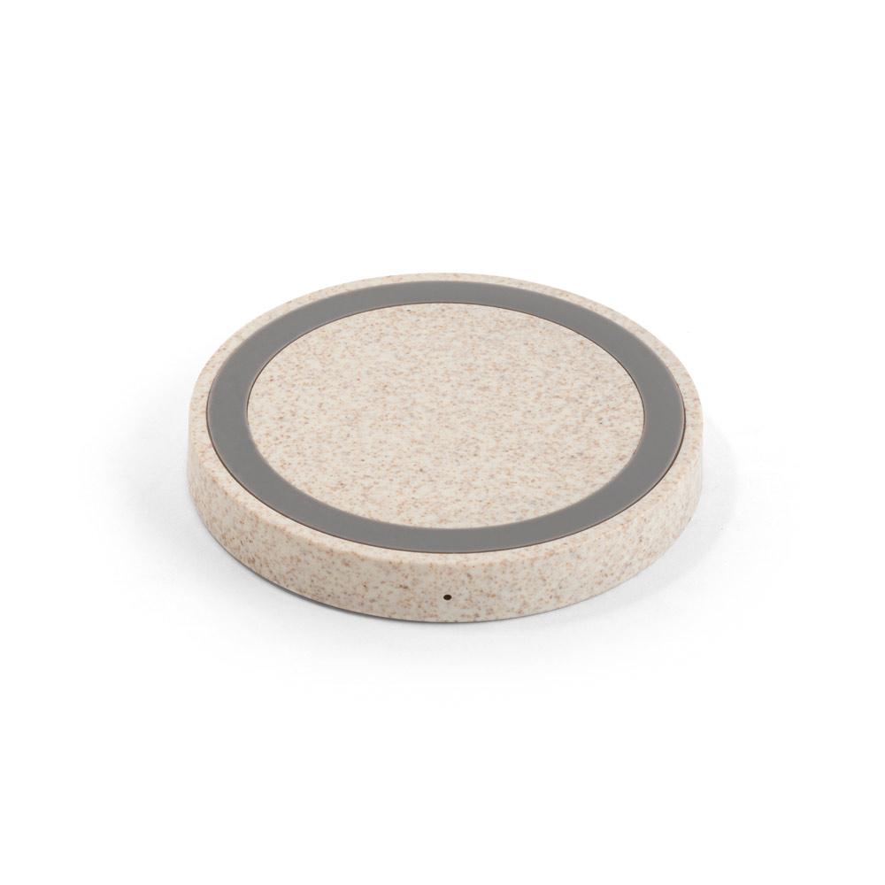 Carregador Wireless Fibra Trigo e ABS — imagem 2
