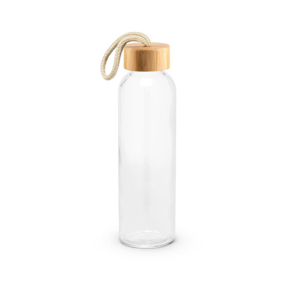 Garrafa Vidro Tampa Bambu 500ml — imagem 2