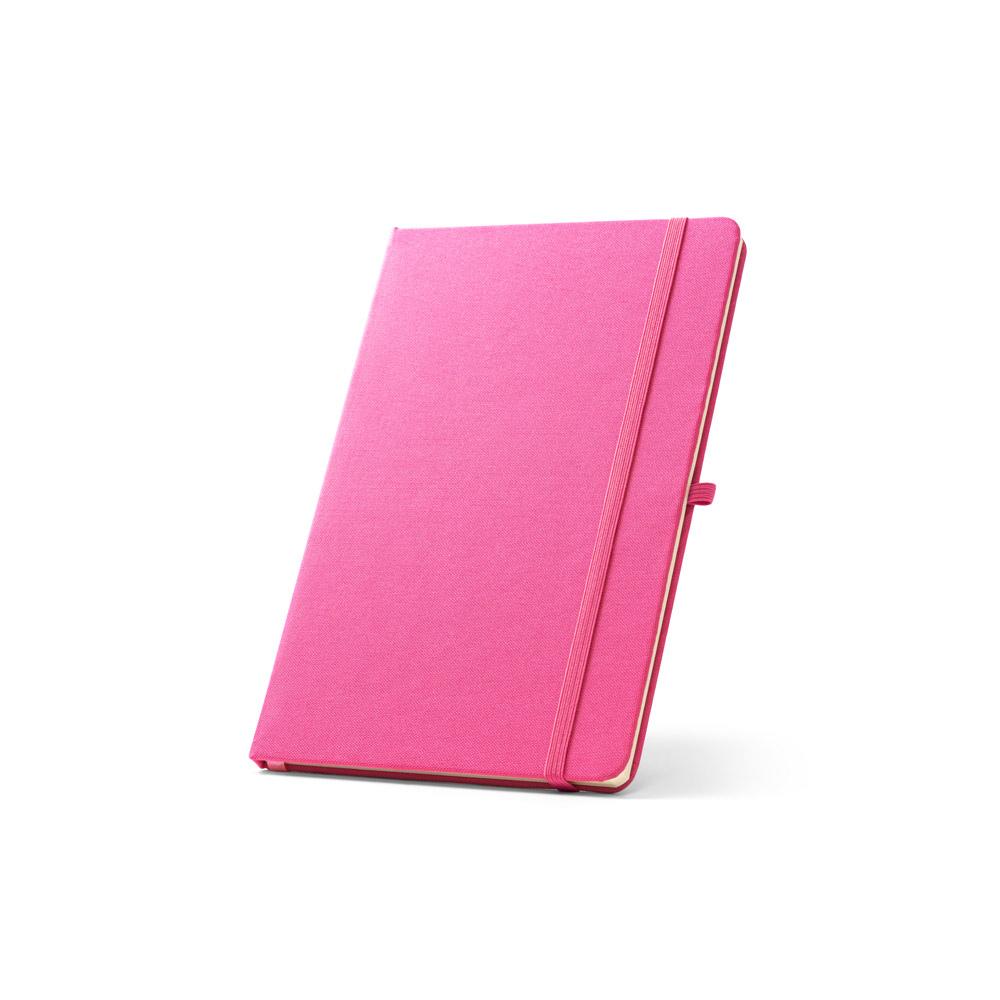 Caderno A5 Capa Dura Poliéster Pautado — imagem 6
