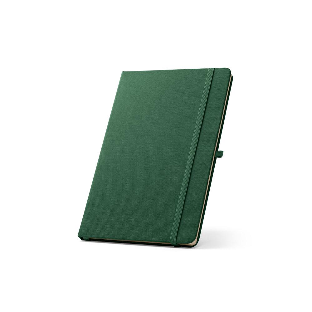 Caderno A5 Capa Dura Poliéster Pautado — imagem 3