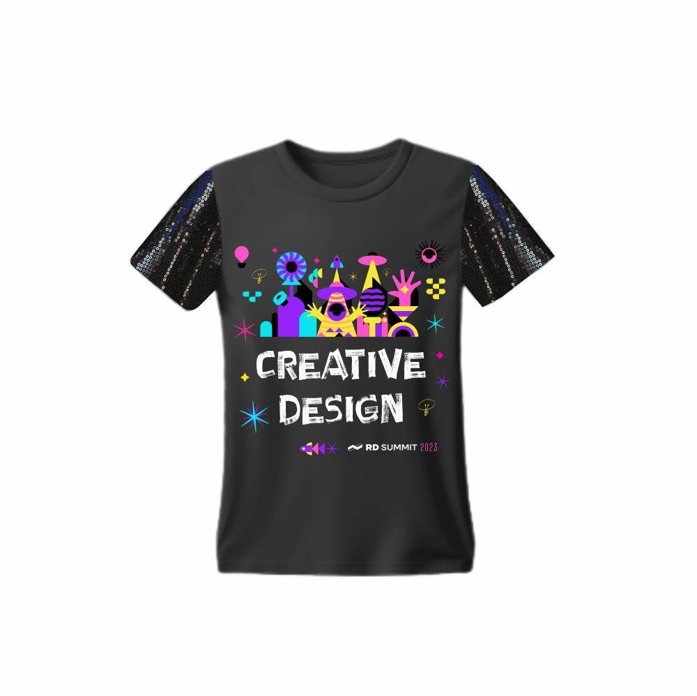 Camiseta Customizada Paetê — imagem 3