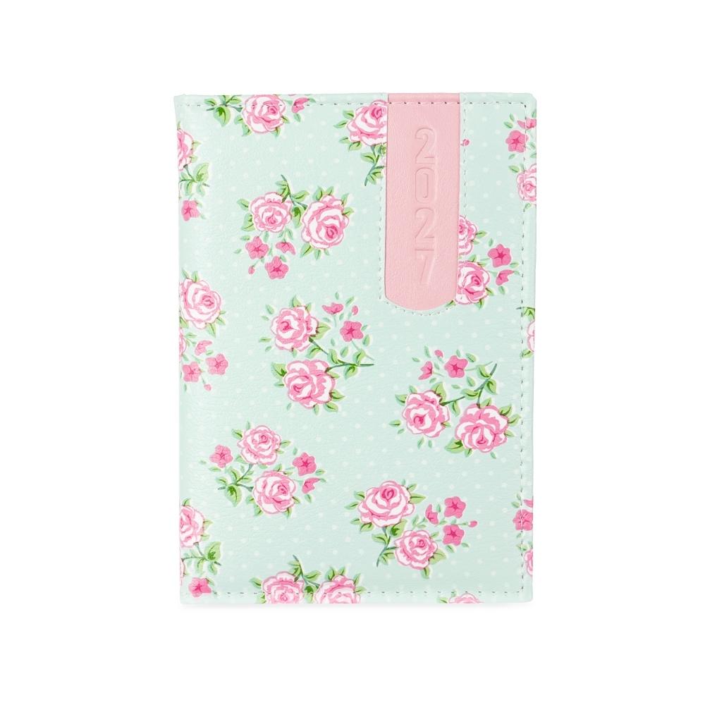 Agenda Diária A5 2027 Floral em Couro Sintético — imagem 5