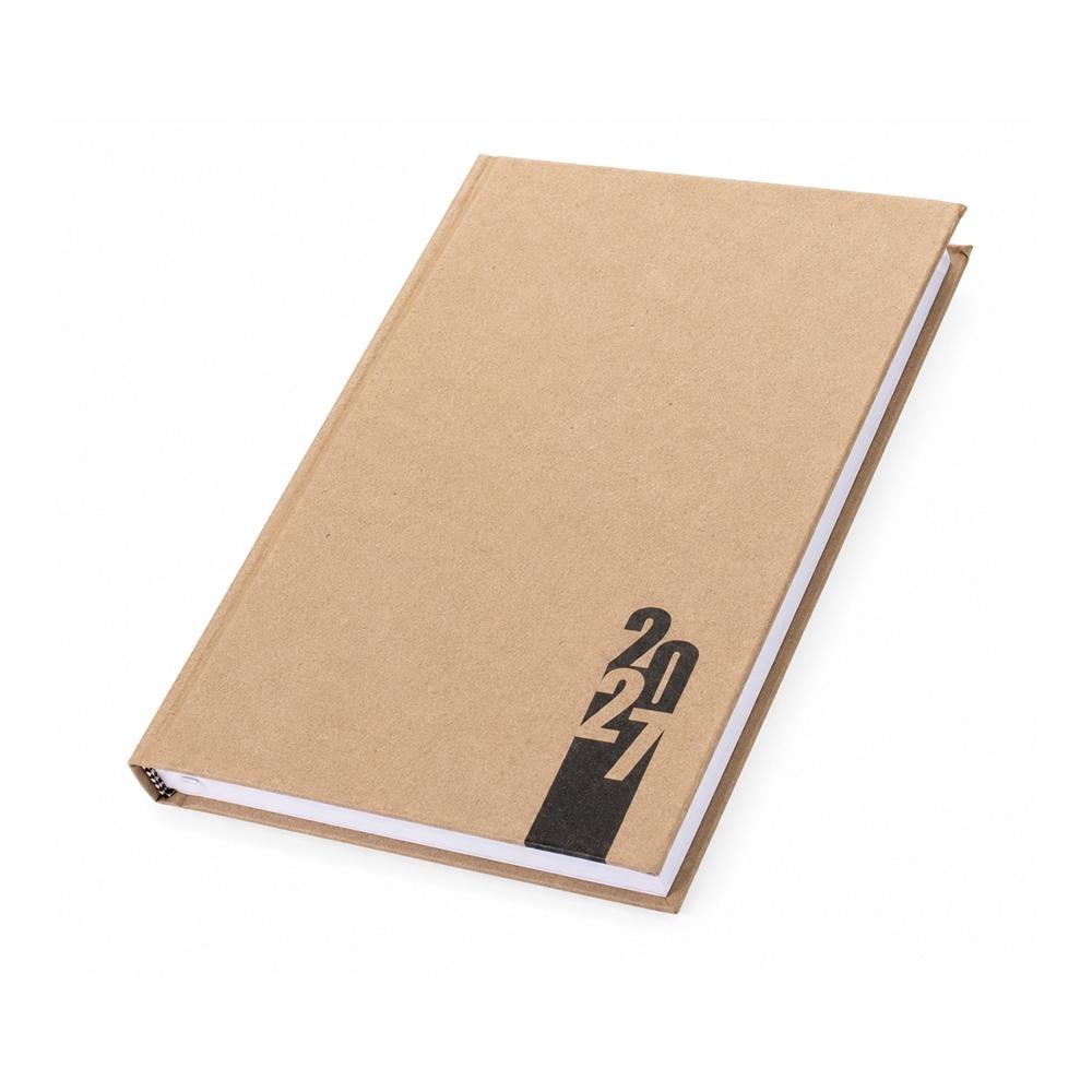 Agenda Diária A5 2027 com Capa Dura Kraft — imagem 3