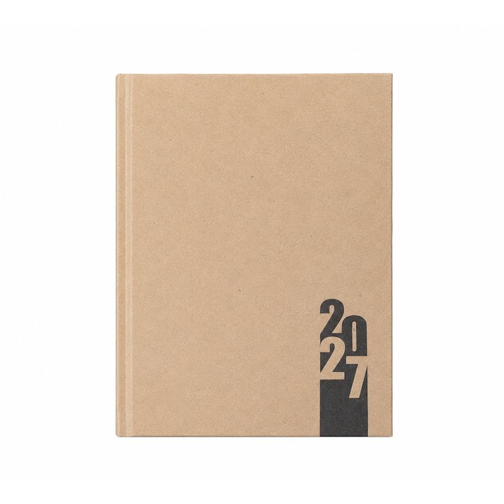 Agenda Diária B6 2027 com Capa Dura Kraft — imagem 3