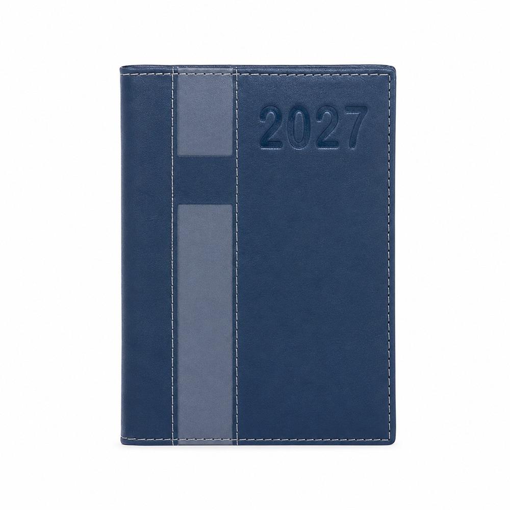 Agenda de Couro Sintético com Porta-Caneta 2027 Diária — imagem 8