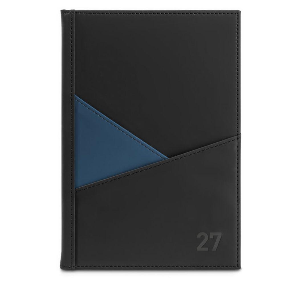 Agenda Diária A5 2027 em PU com Bolsos Externos — imagem 7