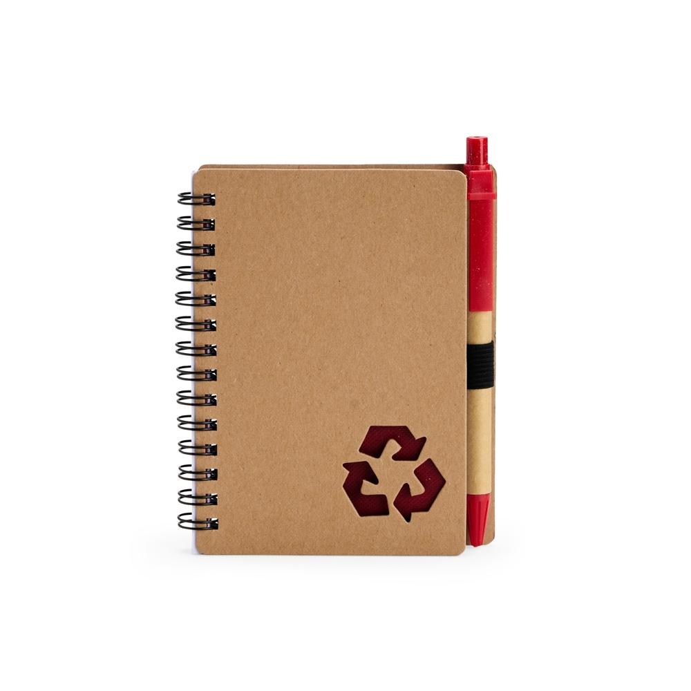 Kit Ecológico Caderno Pautado + Caneta Clique — imagem 4
