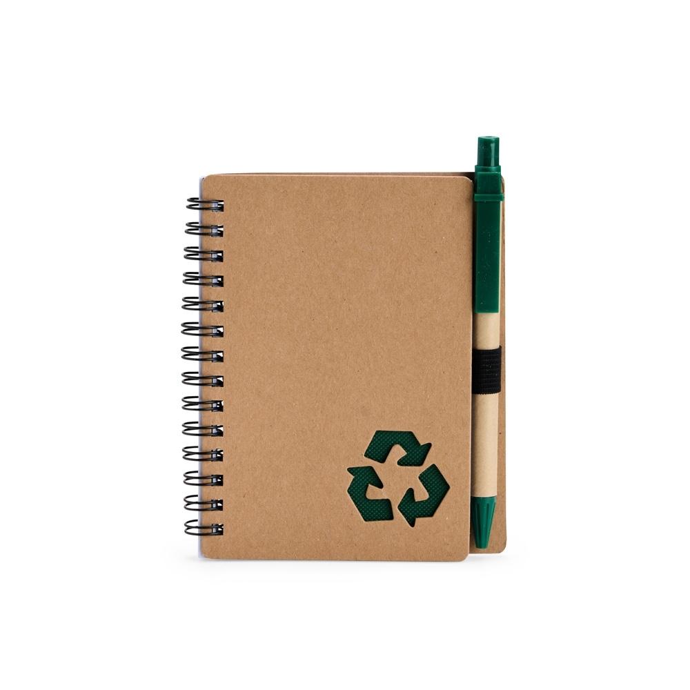 Kit Ecológico Caderno Pautado + Caneta Clique — imagem 6