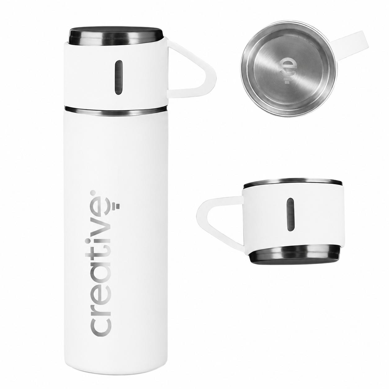 Kit Garrafa Térmica Inox 420ml — imagem 3