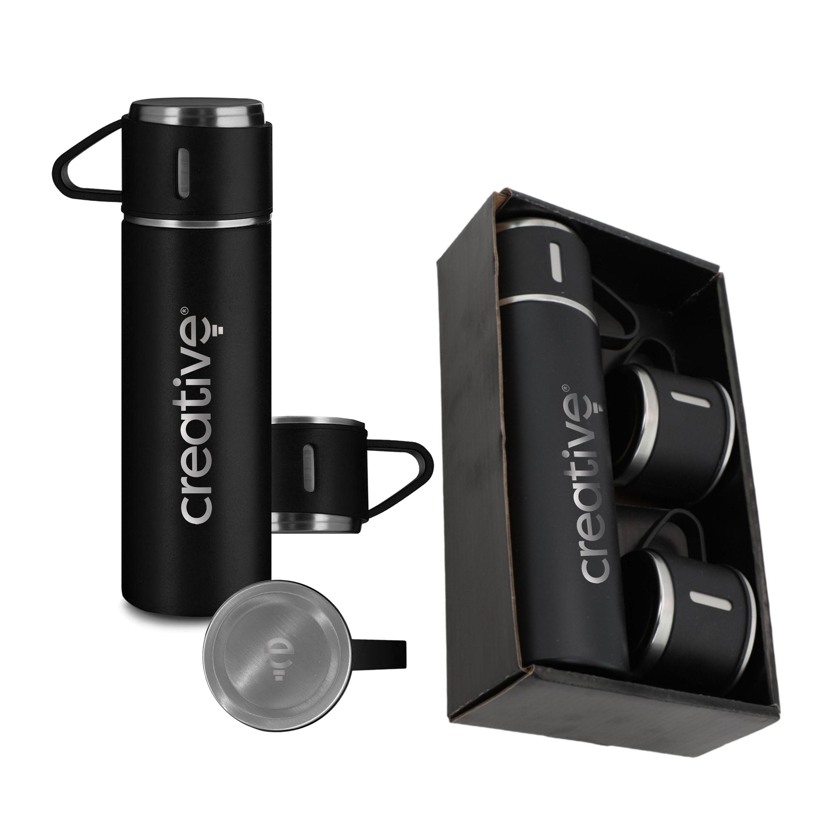 Kit Garrafa Térmica Inox 420ml — imagem 2
