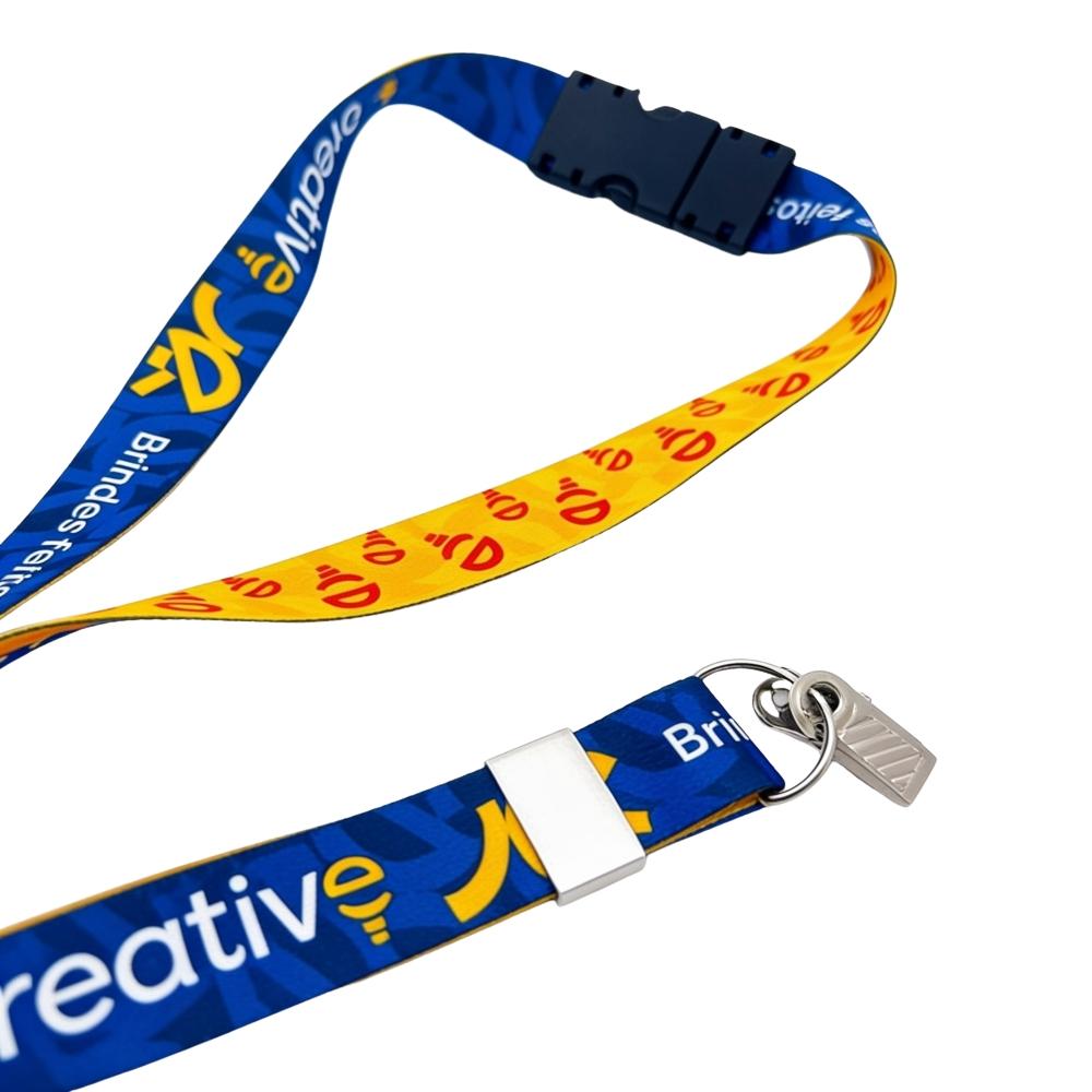 Cordão Crachá 15mm c/ Fecho Mochila - Personalizável — imagem 2