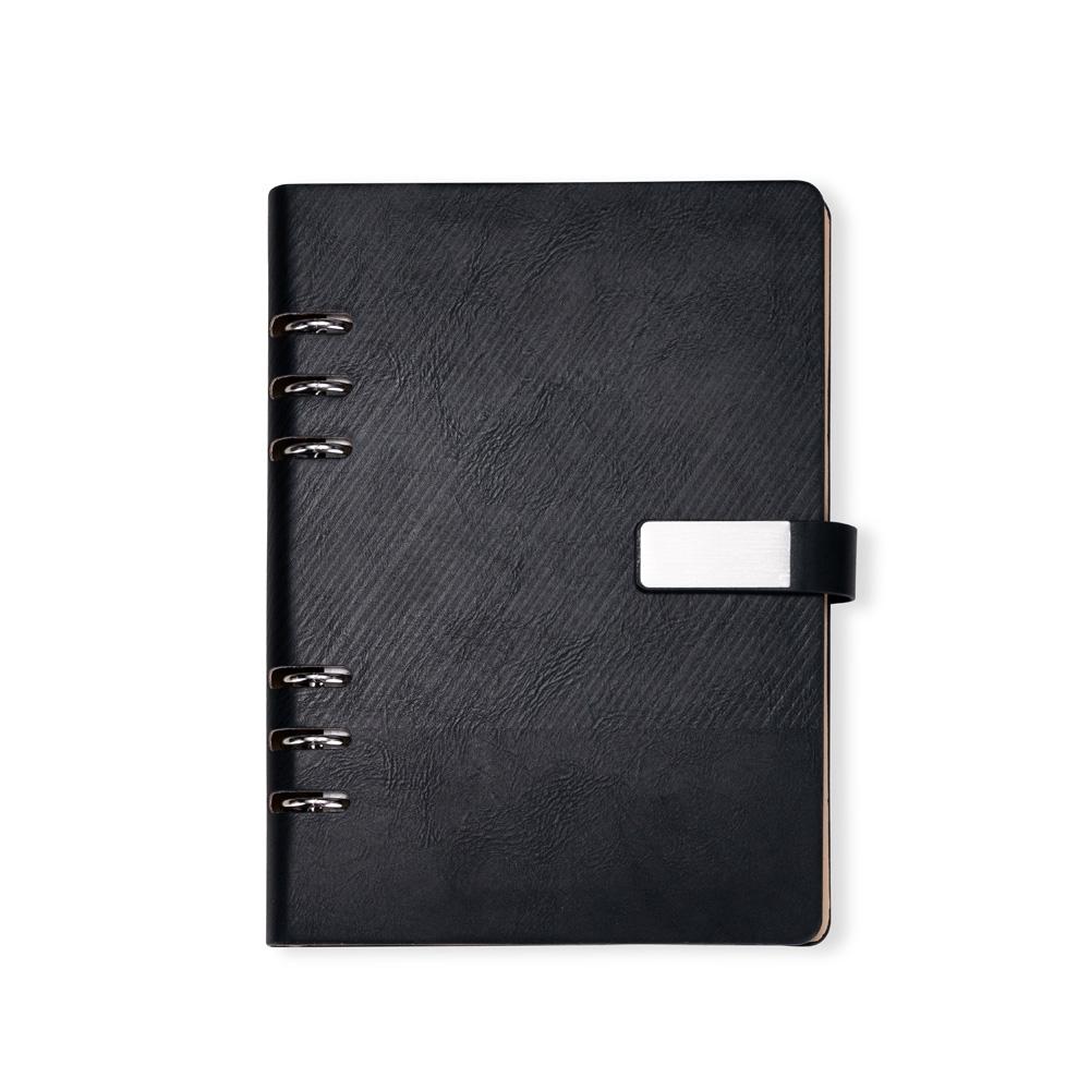 Caderno Fichário Couro Sintético A5 — imagem 4