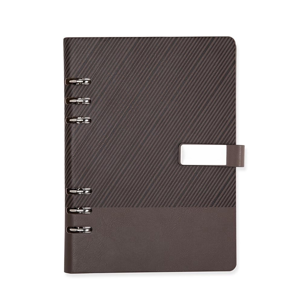 Caderno Fichário Couro Sintético A5 — imagem 7