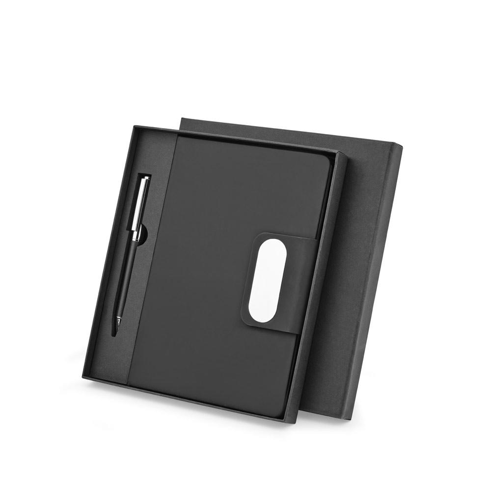 Kit Caderno e Caneta Personalizado A5 em PU — imagem 2