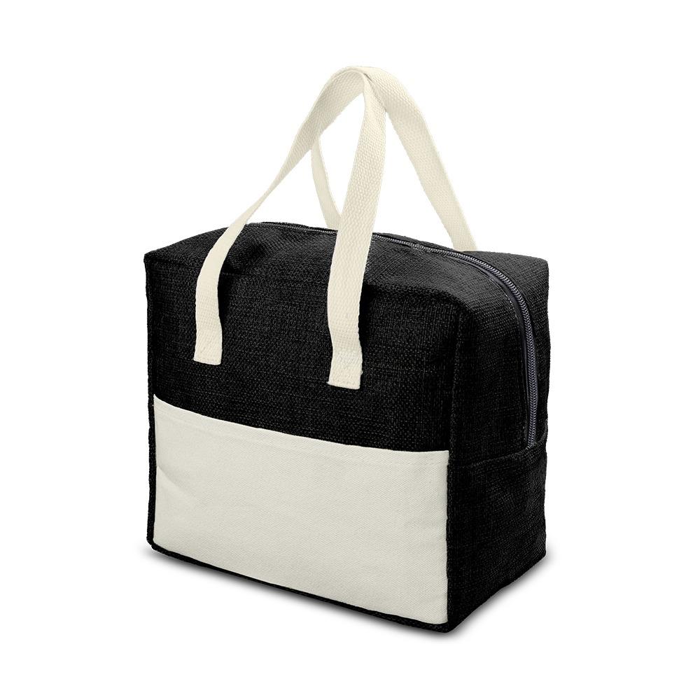 Bolsa Térmica Personalizada Linho e Lona 6,5 Litros — imagem 4