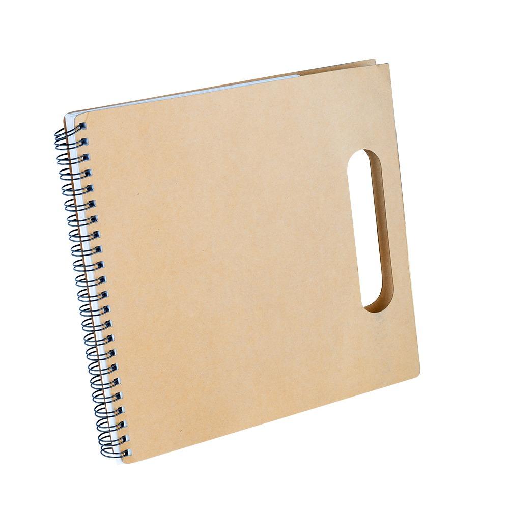 Kit Escritório Kraft Personalizado com Caneta Clique — imagem 3