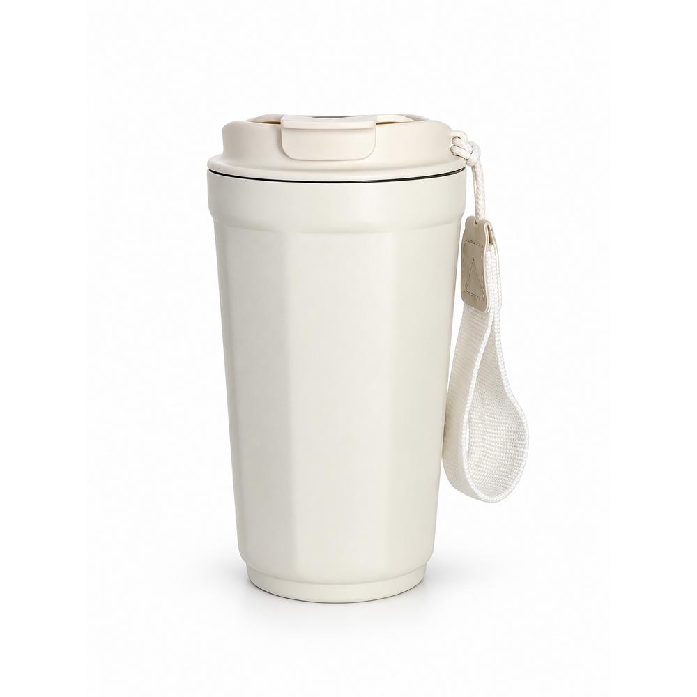 Copo Térmico Inox 390ml com Tampa e Alça de Tecido — imagem 5