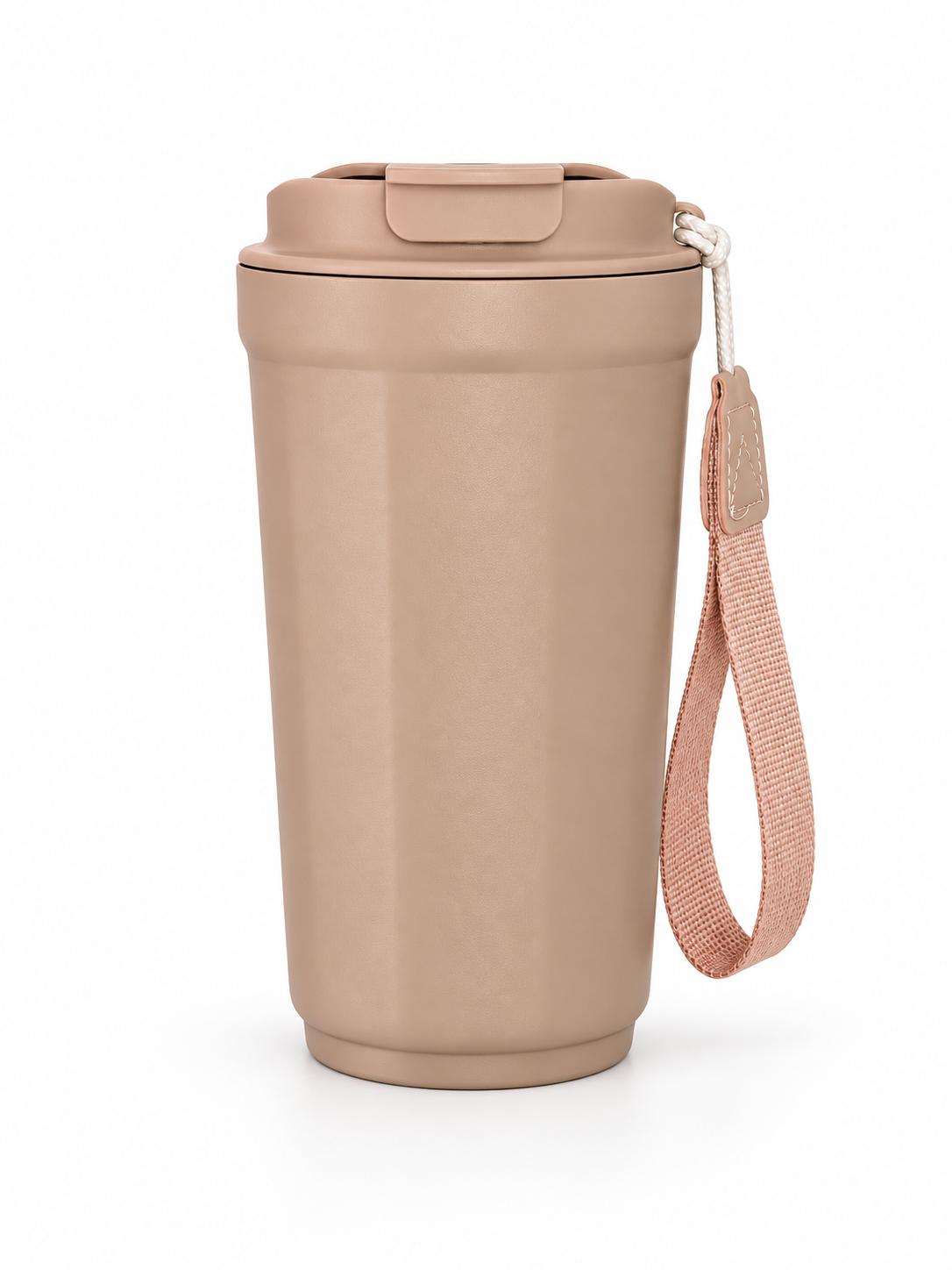 Copo Térmico Inox 390ml com Tampa e Alça de Tecido — imagem 6