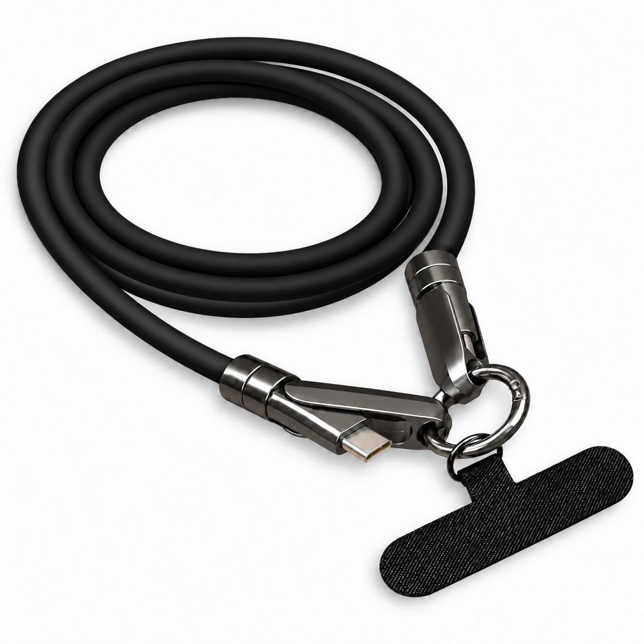 Cordão Salva-Celular 2 em 1 Carregador USB-C 65W 1,20cm — imagem 3