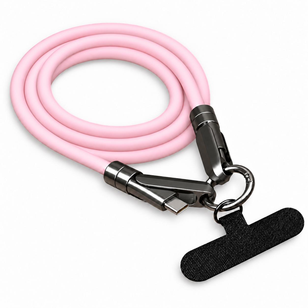 Cordão Salva-Celular 2 em 1 Carregador USB-C 65W 1,20cm — imagem 4