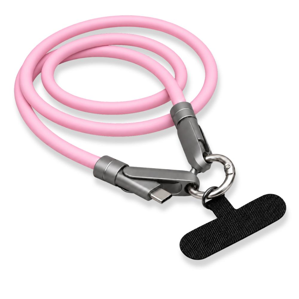 Cordão Salva-Celular 2 em 1 Carregador USB-C 65W 95cm — imagem 3