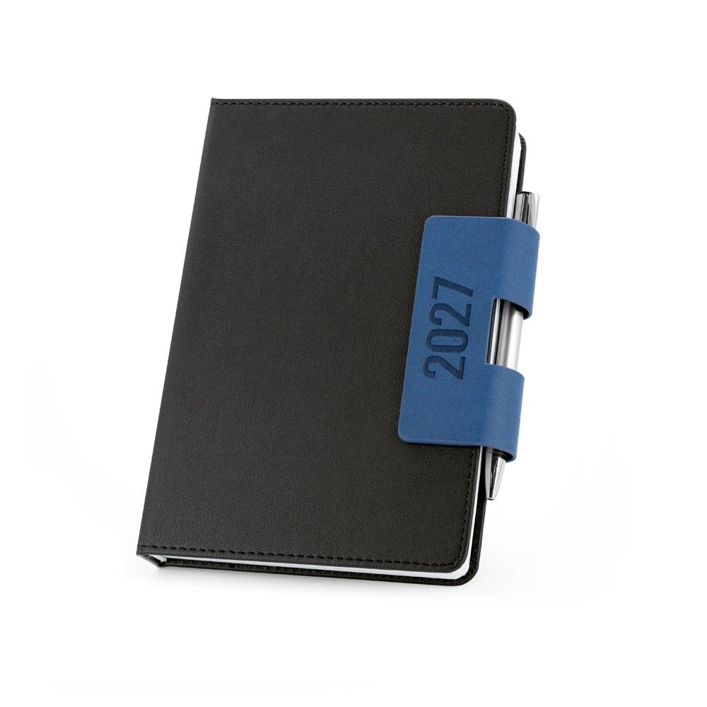 Agenda Diária Personalizada A5 com Capa em PU e Caneta — imagem 4