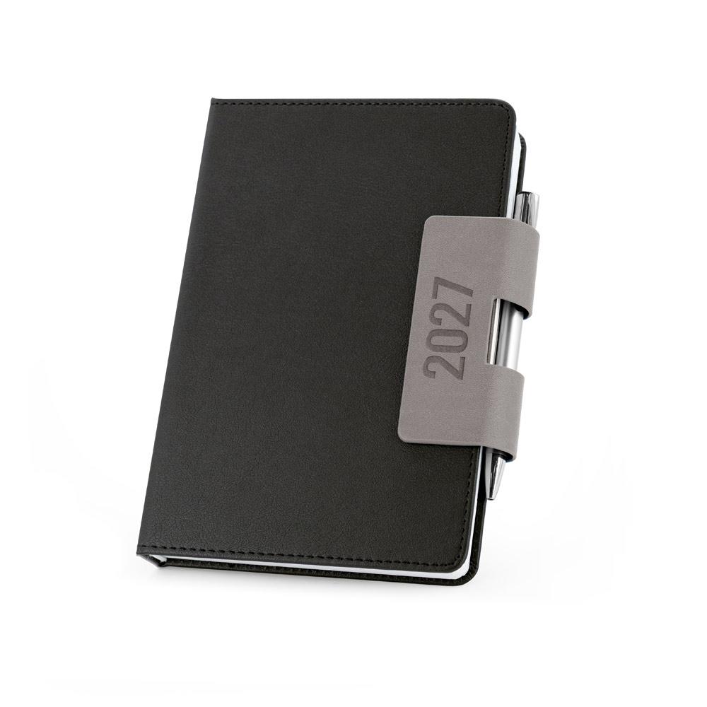 Agenda Diária Personalizada A5 com Capa em PU e Caneta — imagem 5