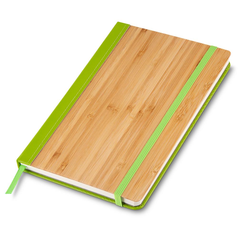 Caderno A5 Bambu e PU Pautado — imagem 4