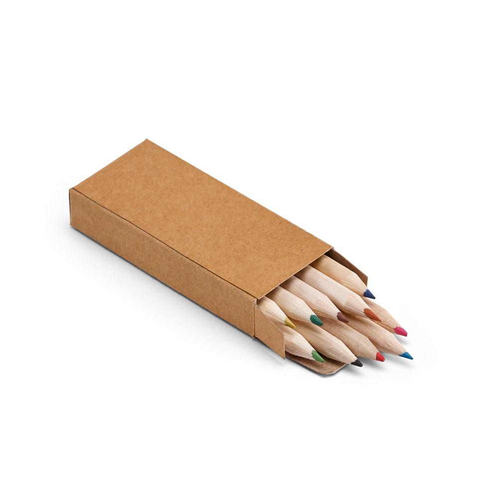 Mini Lápis de Cor - Caixa c/ 10 Cores — imagem 2