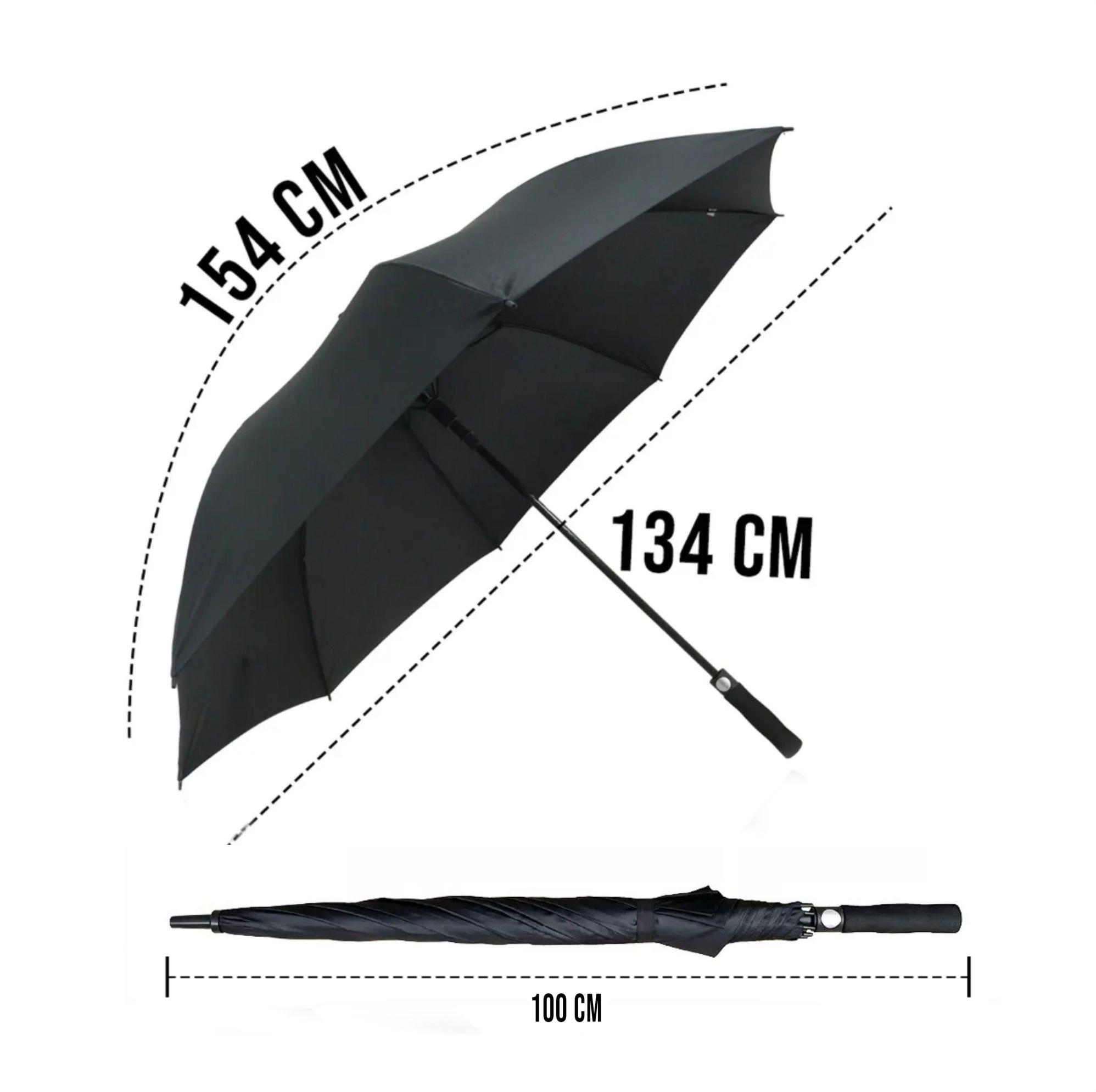 Guarda-Chuva Automático Portaria Preto — imagem 2