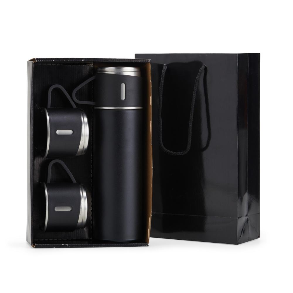 Kit Garrafa Térmica 450ml + Canecas — imagem 4