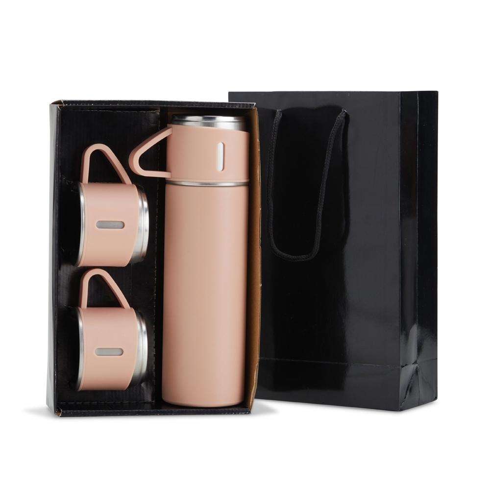Kit Garrafa Térmica 450ml + Canecas — imagem 3