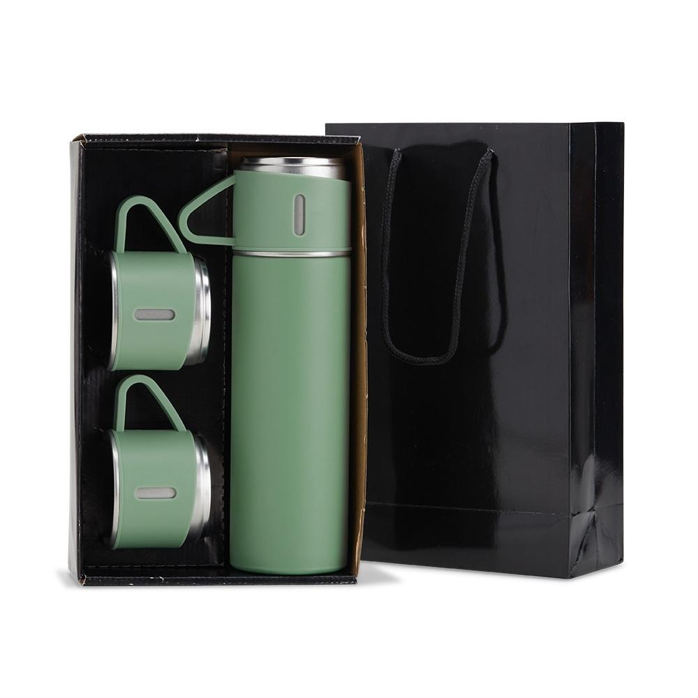 Kit Garrafa Térmica 450ml + Canecas — imagem 2