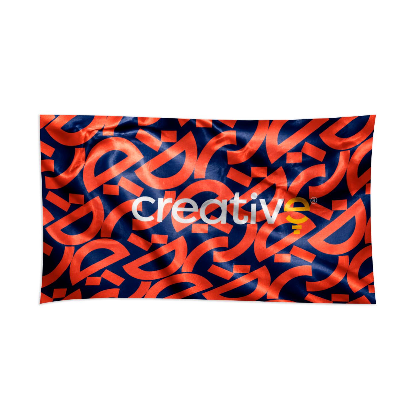 Bandeira Cetim 90x60cm - Personalizável — imagem 2