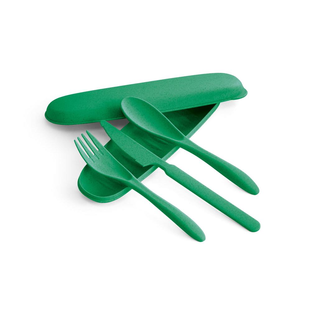 Kit Talheres Fibra de Bambu — imagem 3