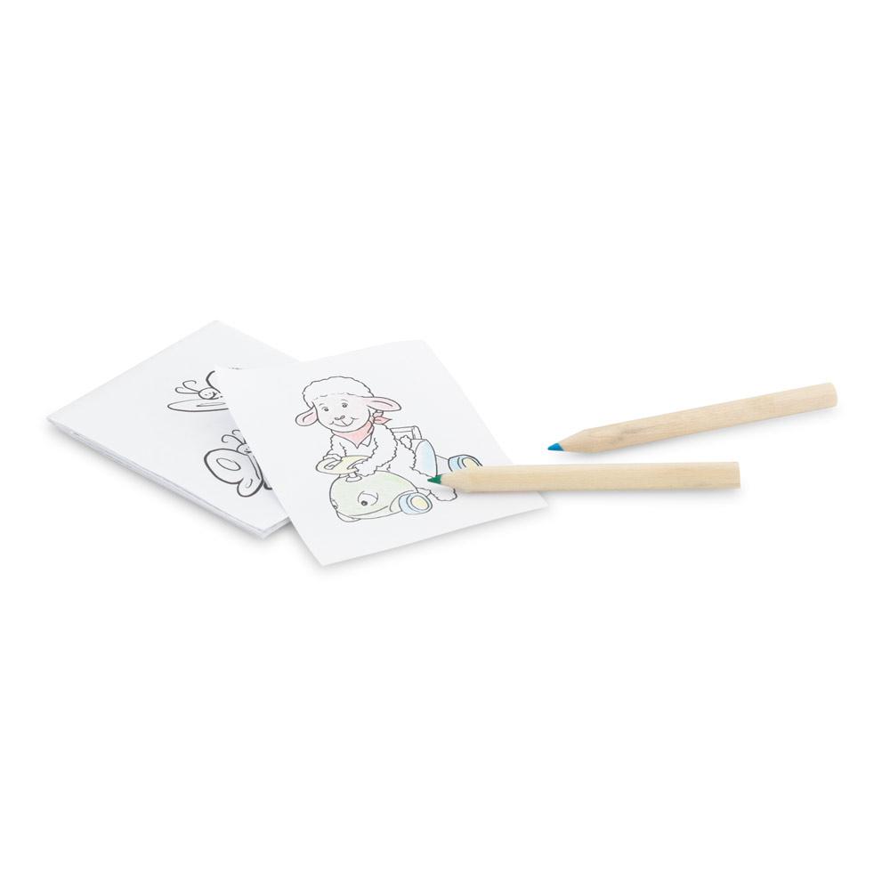 Kit Colorir Lápis de Cor + Cartões de Pintar — imagem 2