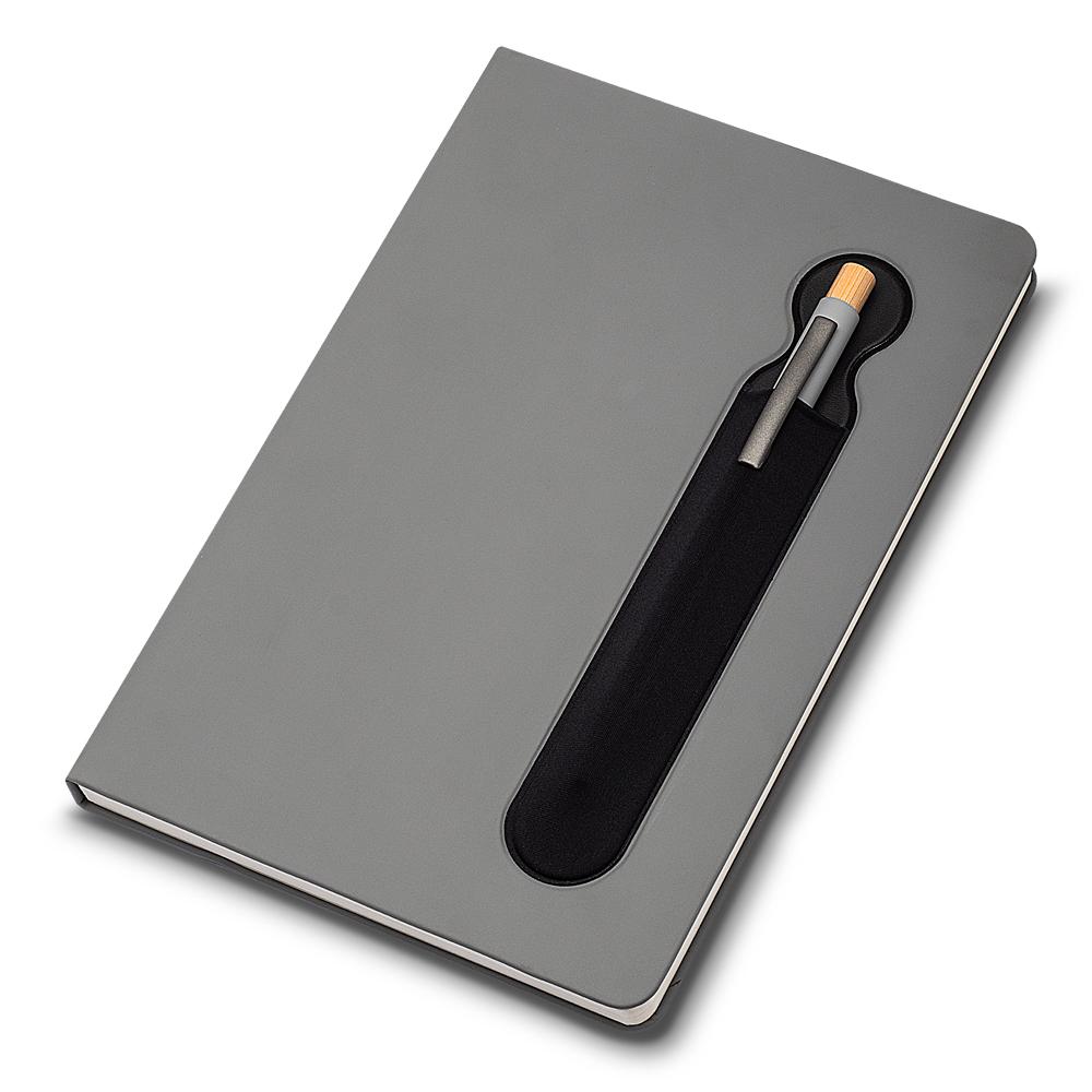 Caderno A5 Capa Dura PU Pautado — imagem 4