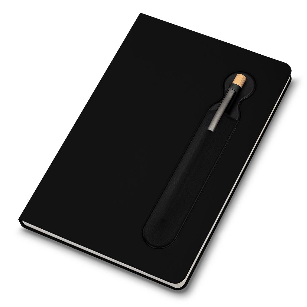 Caderno A5 Capa Dura PU Pautado — imagem 3