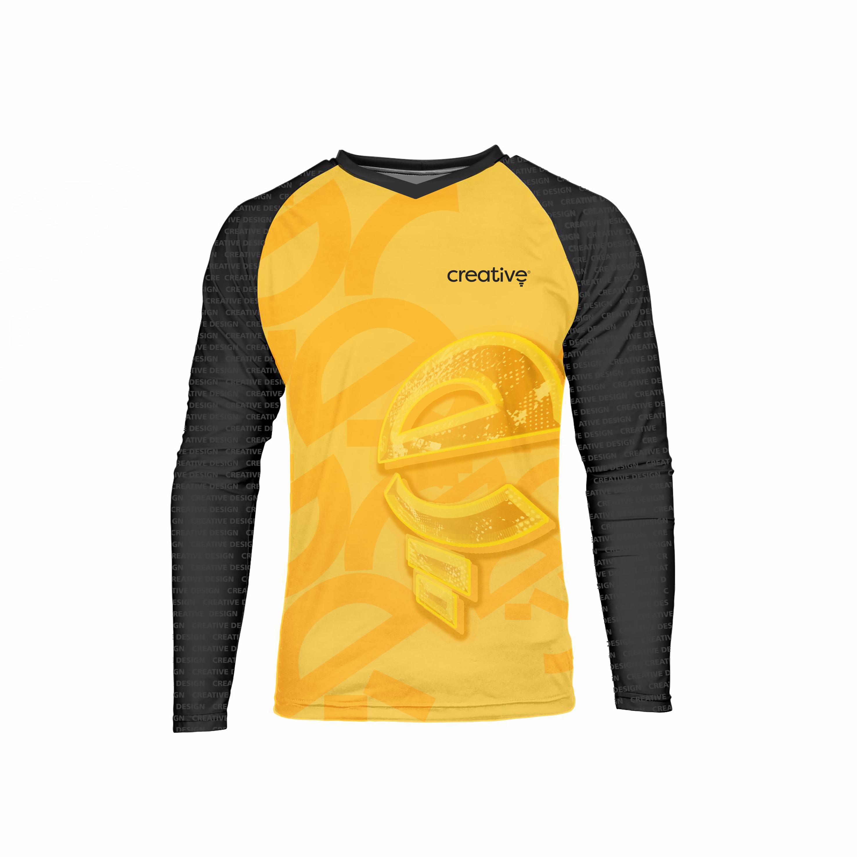 Camiseta Manga Longa Gola V Raglan Micro Dry Personalizada - Personalizável — imagem 2