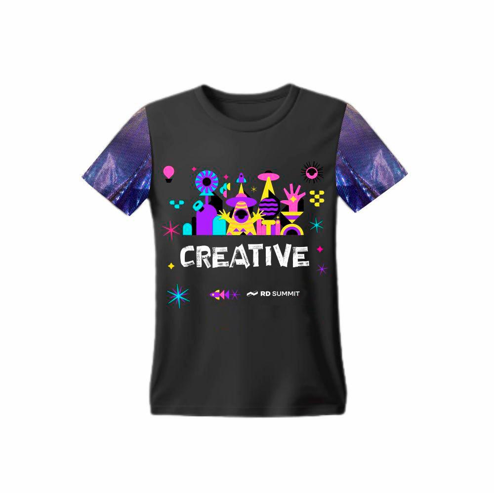 Camiseta Customizada Holográfica — imagem 3