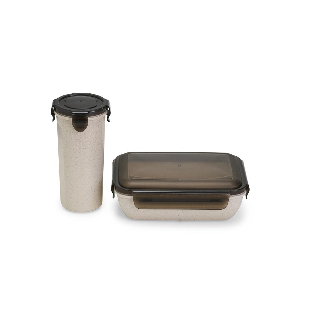 Kit Ecológico Marmita 1 Litro + Copo + Talheres — imagem 4