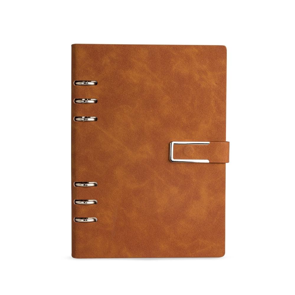 Caderno A5 Fichário PU Pautado — imagem 7