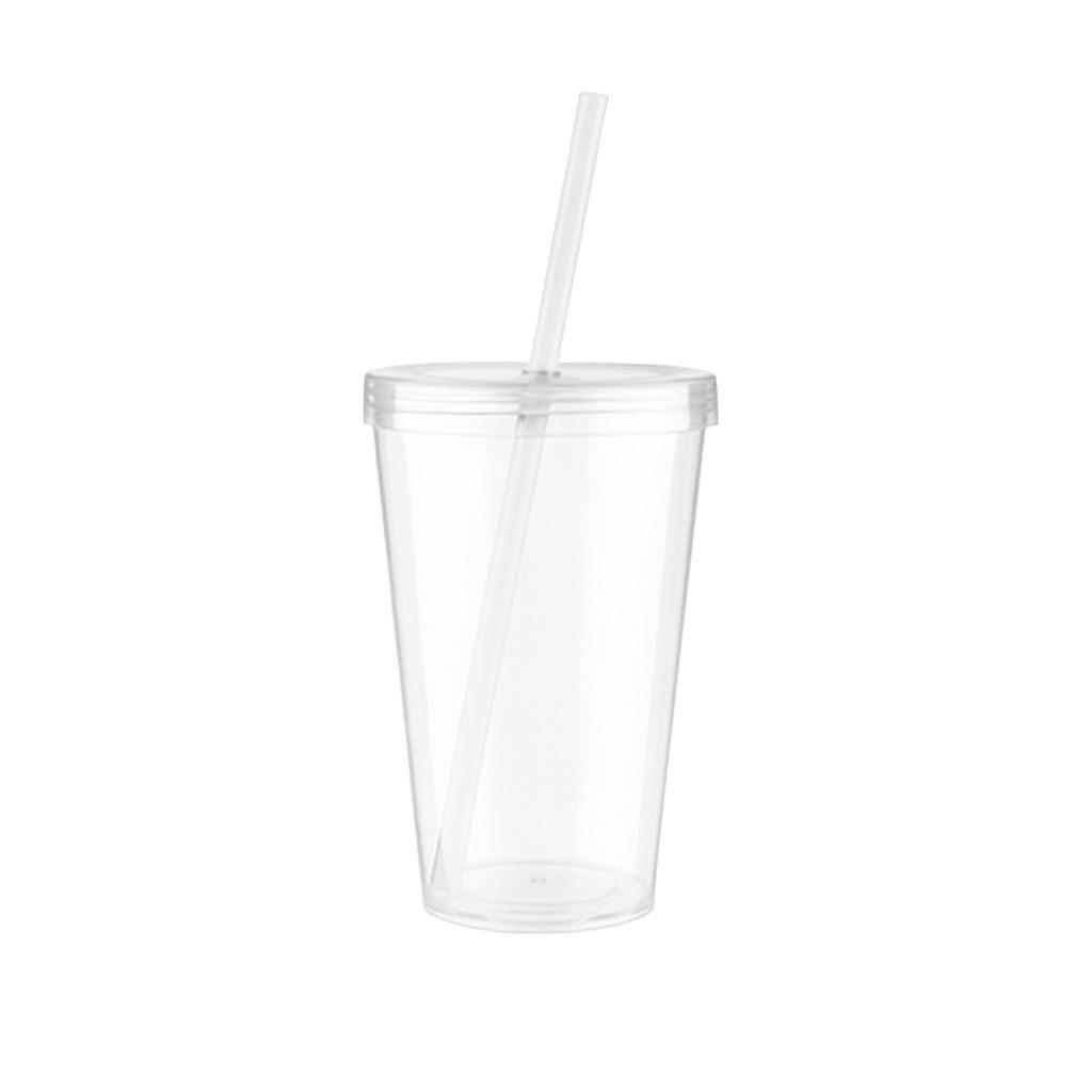 Copo Plástico c/ Canudo 600ml — imagem 6