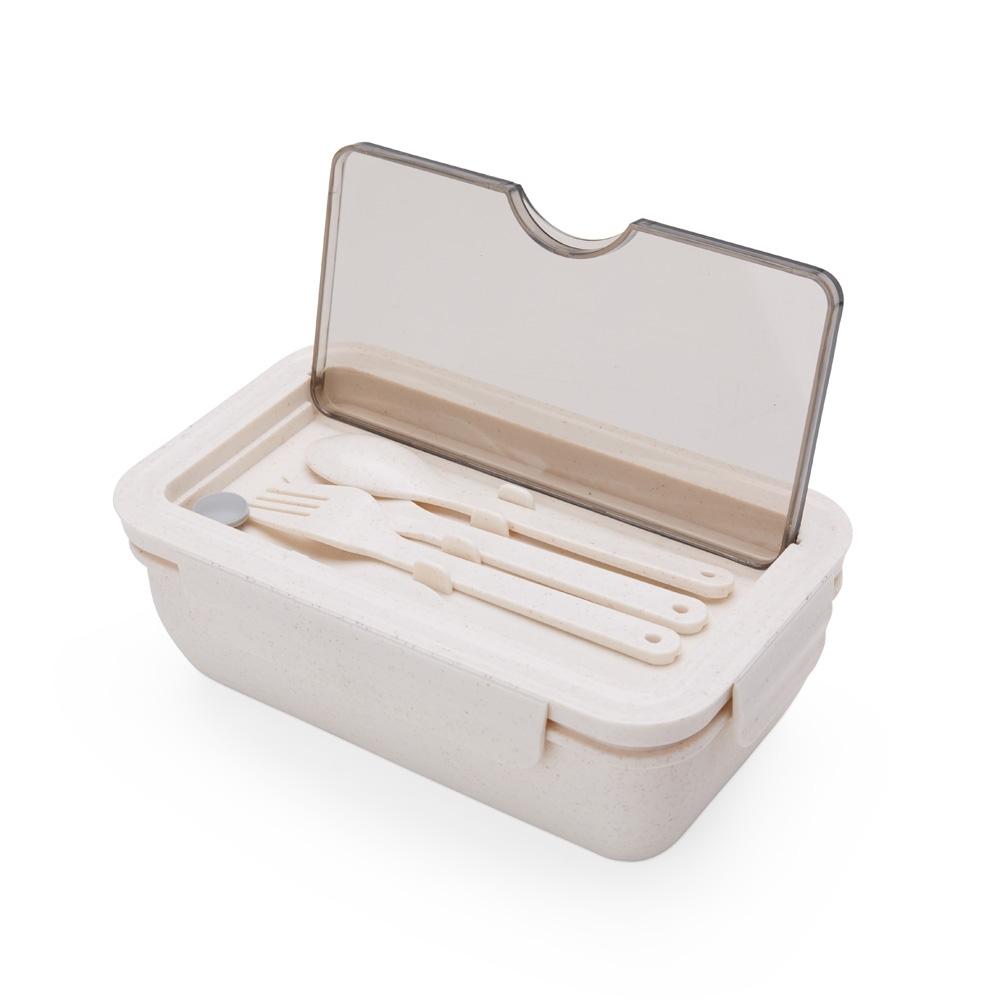 Kit Marmita Hermética 900ml + Talheres — imagem 2