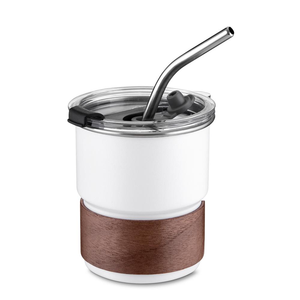Copo Inox c/ Tampa e Canudo 250ml — imagem 4