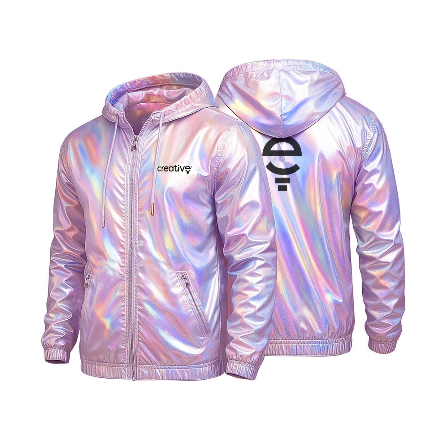 Jaqueta Corta-Vento Foil Holográfico — imagem 4