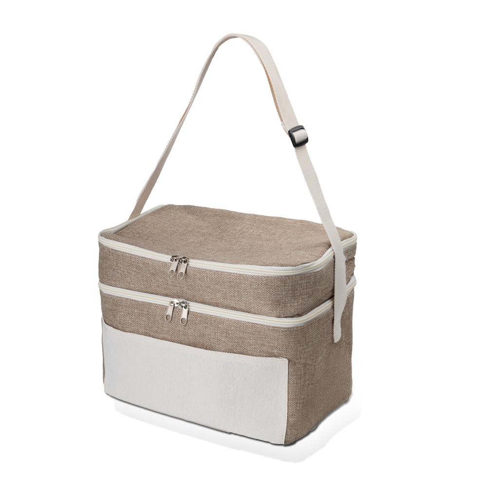 Bolsa Térmica Personalizada Juta Sintética 14 Litros — imagem 3