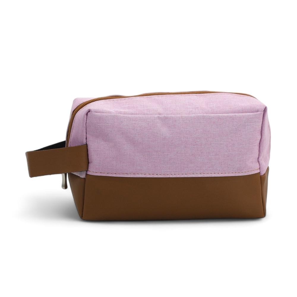 Nécessaire Nylon Detalhe Couro Sintético — imagem 2